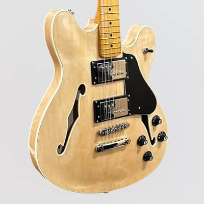Fender Squier Classic Vibe Starcaster Maple Fingerboard Electric Guitar - Natural image 2