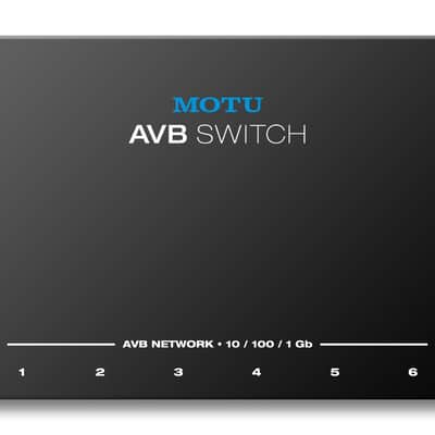 MOTU AVB Switch 9305 Six-port AVB Ethernet Switch UPC 839128005938 image 3