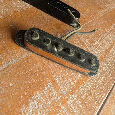 Fender Stratocaster Guitar Pickup Black Bottom Early 1960s 5.72K image 6