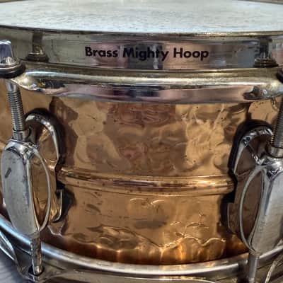 Tama Hand Hammered 14in Snare 1990 - Bronze/Brass image 3