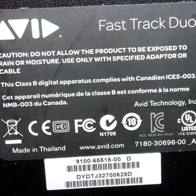 Avid Fast Track Solo USB Audio Interface 2010s - Dark Gray image 5