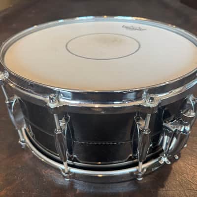 Gretsch G4164SS USA Custom Solid Steel 6.5x14" 10-Lug Snare Drum - Black Nickel-Plated image 4