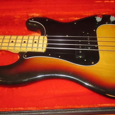 1976 Fender Precision Bass Sunburst image 9