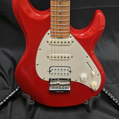 Ernie Ball Music Man Silhouette Special HSS HT with Maple Fretboard 1996 - 2007 - Candy Red image 2
