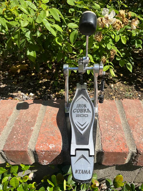 Tama HP200P Iron Cobra 200 Series Single Bass Drum Pedal 2010s - Black/Chrome image 1