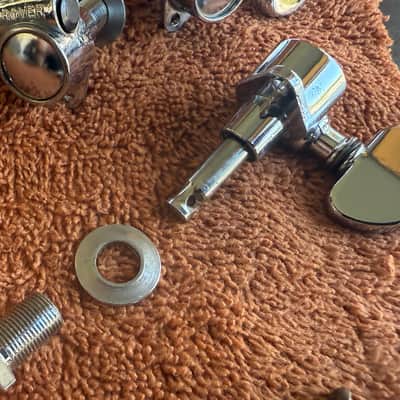 1976 Grover Rotomatic Tuners 3x3 Nickel image 4