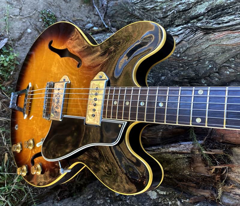 1961 Gibson ES-330 TD Vintage  Electric Guitar  P90 Pickups Blacklight Pictures - Video Included