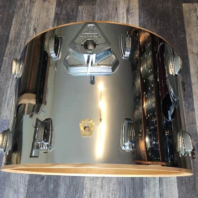 1988 Ludwig COW 22" Classic Maple Bass Drum 6-Ply - Chrome Over Wood image 7