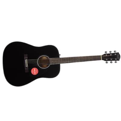 Fender CD60 | Dreadnought Acoustic Guitar | Black image 4