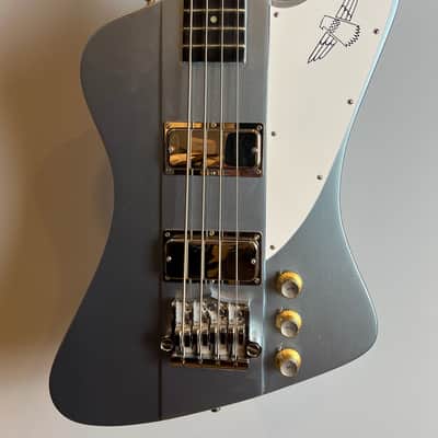 1990 Gibson Thunderbird - Custom Blue Mist Metallic image 3