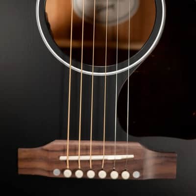 Gibson J-45 Special Dreadnought Acoustic Guitar - Ebony Satin with Gig Bag image 9