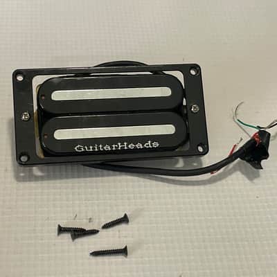 2000's GuitarHeads Megametal Dual Blade Bridge Humbucker Guitar Pickup w/ Ring 15k image 1