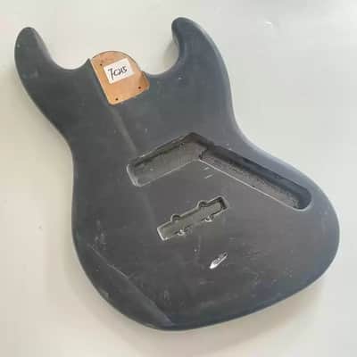Fender Electric Bass Guitar Body (Unfinished) - Black Alder - Slight Imperfections image 1