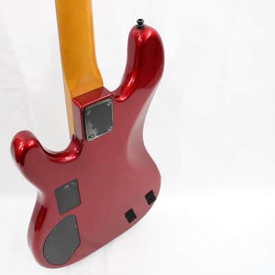1989 Fender Contemporary Power Jazz Bass Special - Candy Apple Red image 7