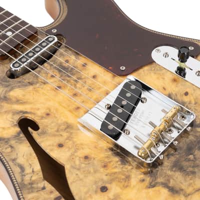Fender Custom Shop Artisan Buckeye Double Esquire NOS - Aged Natural image 8