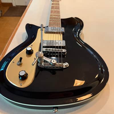 Rivolta Guitars Combinata VII Left-Handed with Pau Ferro Fretboard 2019 - Toro Black Metallic image 1