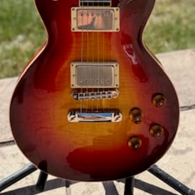 custom built Les Paul style guitar LP 2025 - red sunburst nitro image 5