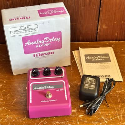 Maxon AD-900 Analog Delay Rare early model!! 2 x MN3005 w/ box power supply image 1