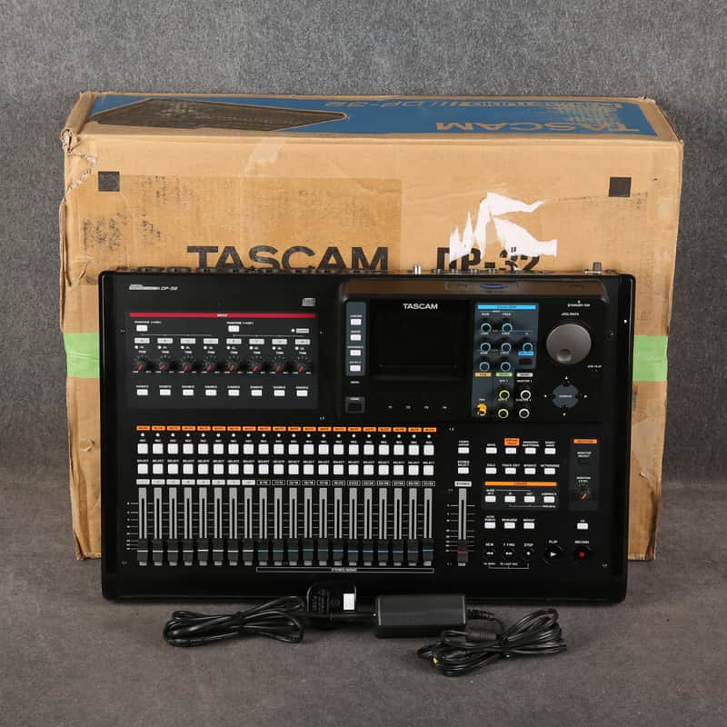 Tascam DP-32 Digital Multitrack Recorder & RC3F Footswitch - 2nd Hand image 1