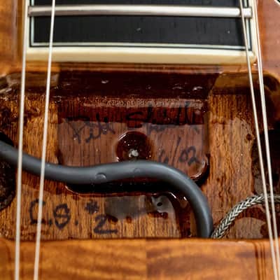 2002 Fernandes American Custom Ravelle Custom, Hand-Made w/ AAAAA Flame Maple Top, Case & Tags image 17