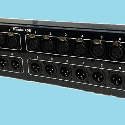 NETWORKSOUND MAMBA 16 XLR DB25 パッチベイ Mamba 16 XLR Male to 2 DB25 Tascam Analog Pinout 1RU Patch Bay