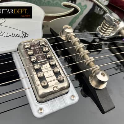 ♚AMAZING♚RARE♚ 2012 GRETSCH G-6136 SILVER FALCON ♚ Real Mother Pearl ! ♚ FULL 2.75" Depth! image 8