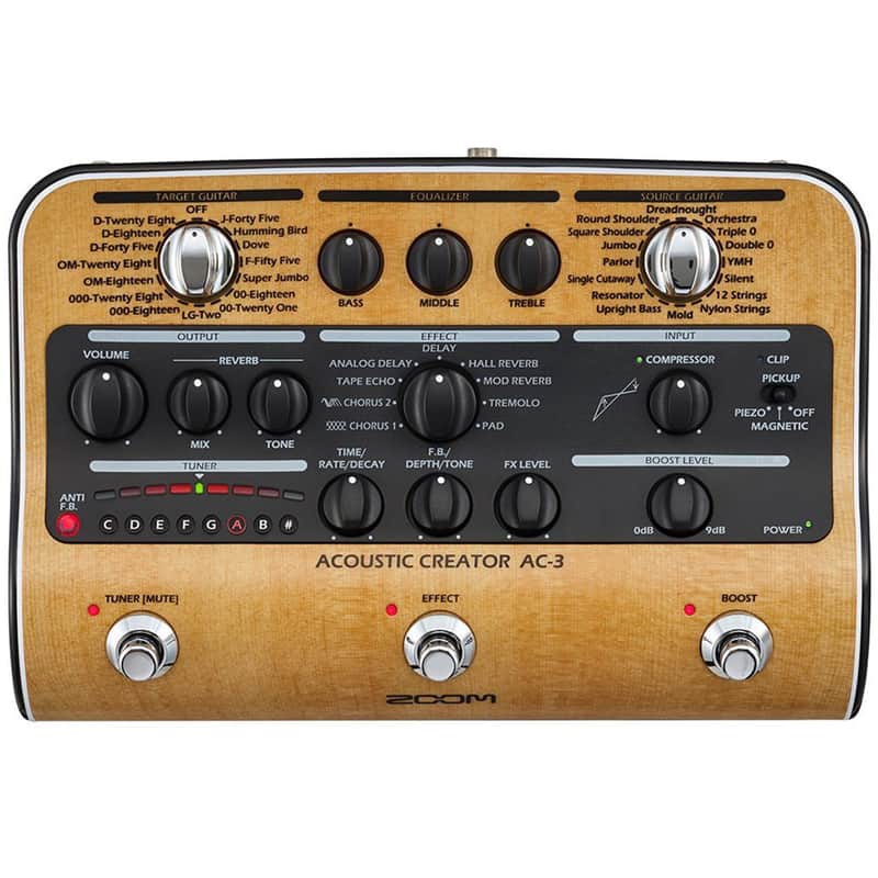 Zoom AC-3 Acoustic Guitar Creator image 1