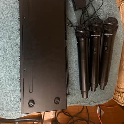 Samson Stage 412 3 Channel Wireless Microphone System 2020s - Black image 2