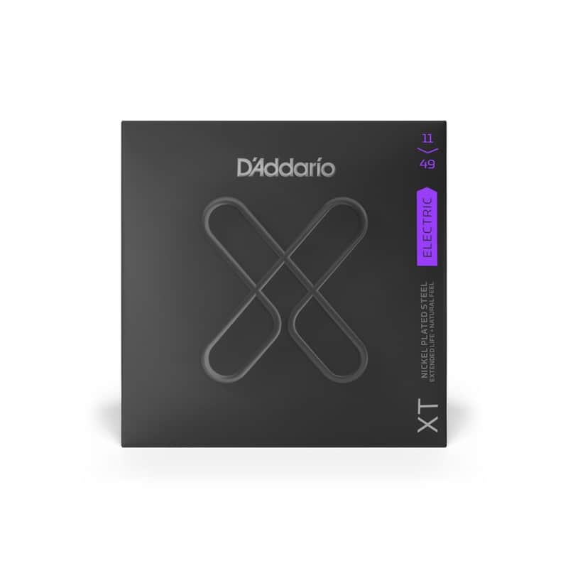 D'Addario - XTE1149 - Electric Guitar String Set - Nickel Plated Steel - Medium Coated - 11-49 (XTE1149) image 1