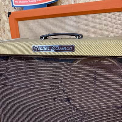 Vintage 1991 Fender Bassman 5F6-A 4x10 Tweed RI Valve Amplifier *Ex Eric Clapton* image 2