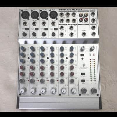 Behringer Eurorack MX802A 8-Input Mixer 2000s - Silver image 2