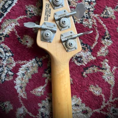 1992 Ernie Ball Music Man StingRay with Maple Fretboard and original Tolex case image 9