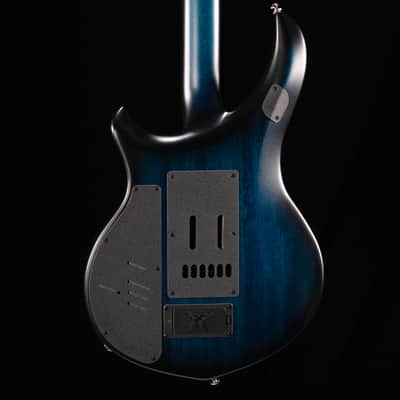 Ernie Ball Music Man Majesty 6 - Blue Silk (Serial #M018546) image 3