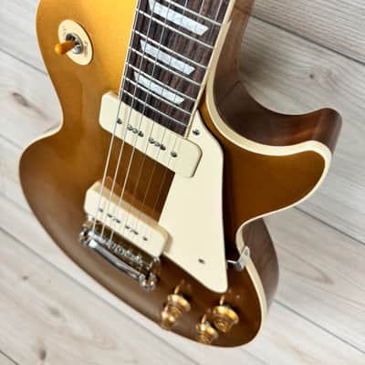 Gibson Les Paul Standard '50s P90 Electric Guitar - Gold Top image 8