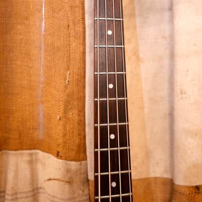 Burny SG Bass EB-3 1990's Cherry Red image 4