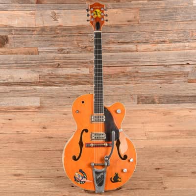 Gretsch Custom Shop Stephen Stern Masterbuilt G6120SSC Brian Setzer Tribute Orange 2009 - Zac Brown image 4