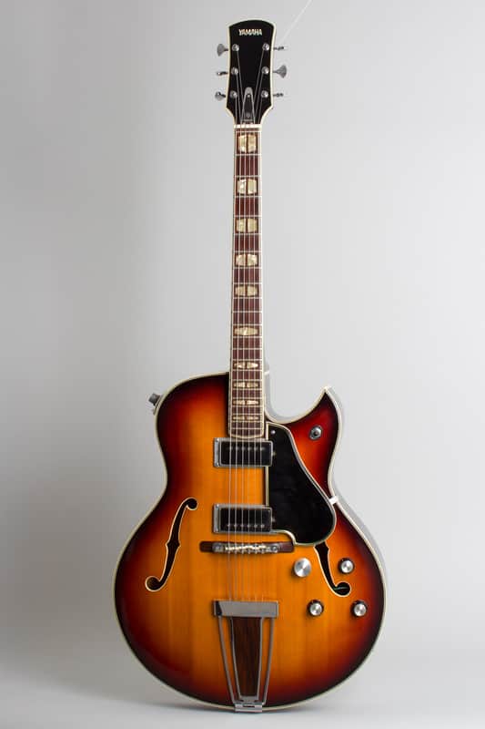 Yamaha AE-11 Arch Top Hollow Body Electric Guitar (1969), ser