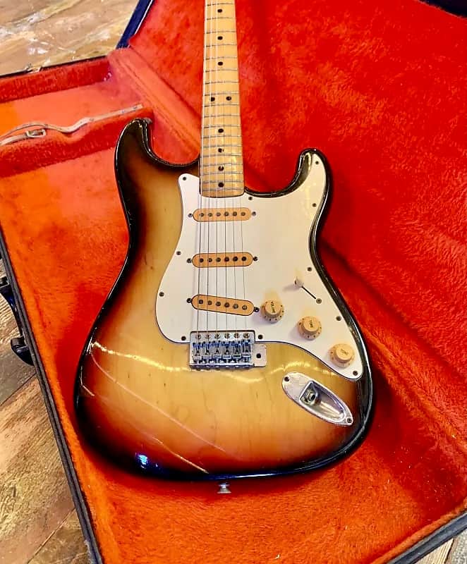 Fernandes Burny Custom strat 1976 Sunburst original vintage | Reverb