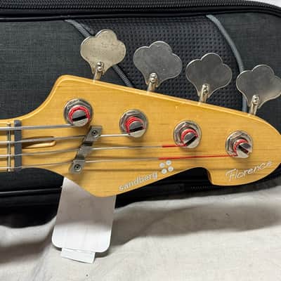 Sandberg Florence 30" Short Scale 4-string Bass with Gig Bag 2020s - Ruby Red image 6