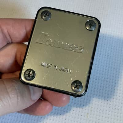 1990's Made in Japan Ibanez 440s S Series Guitar Chrome Neckplate Neck Plate image 3