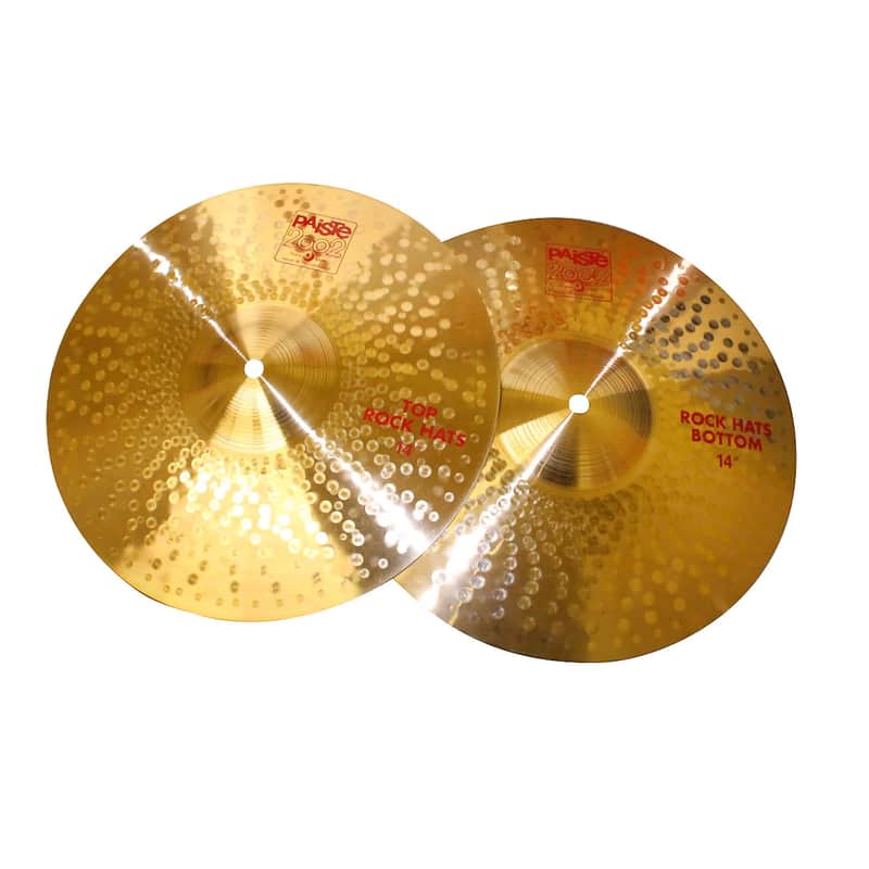 Paiste 14" 2002 Rock Hi-Hat Cymbals (Pair) 1980 - 1989 image 1