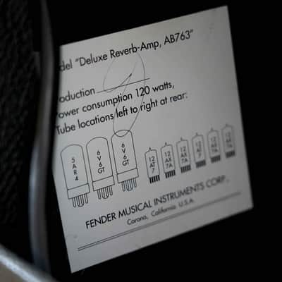Immagine Fender Deluxe Reverb Tube Amp - 9