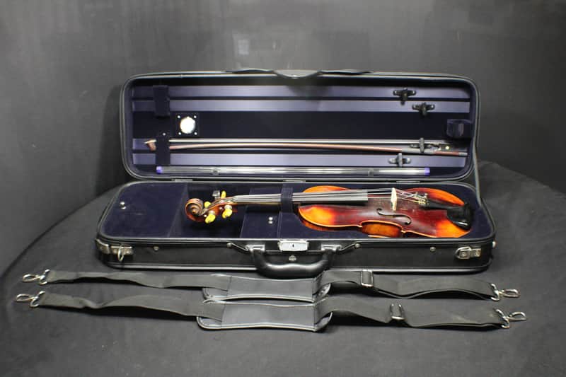 An Antique German Made Jacobus Stainer Full Size 4/4 Violin, Bow & Case Ready to Play # 15 V image 1