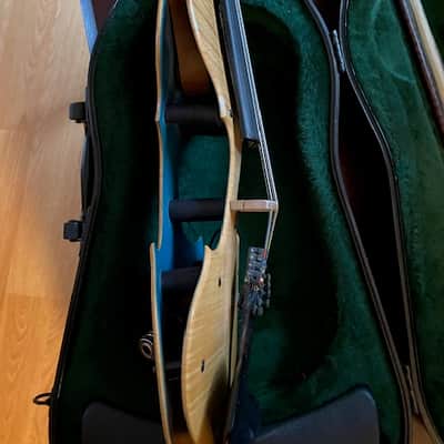 Rare Tucker Barrett 5-string electric violin/viola early 1990s - curly maple image 3