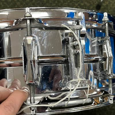 Ludwig 5pc Hollywood Outfit With Supra-phonic Snare - 8x12 / 9x13 / 16x16 / 14x22" Drum Set Keystone Badges 1966 - 1968 - Blue Sparkle / Vintage Hardware (SPEED KING, SPUR-LOK & More) image 9