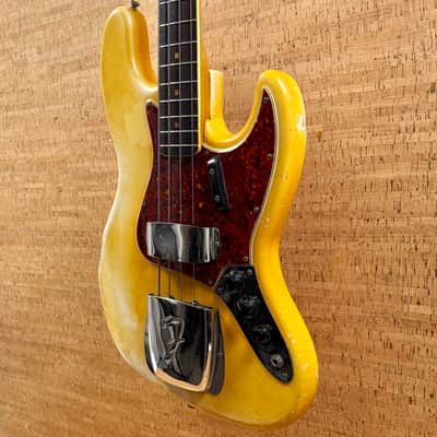 Fender Jazz Bass 1966 - Olympic White with Matching Headstock image 10
