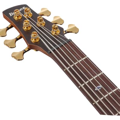 Ibanez SR5506MHF SR Prestige 6-String Bass Guitar - Mocha Flat image 4