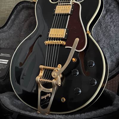 Gibson Custom Shop ES-355 Reissue "Black Beauty" Keith Richards Look, Ebenholz, Bigsby, Classic 57 PU´s ​ 2011 - Ebony image 15