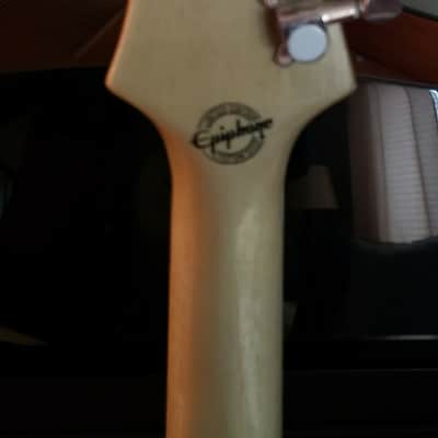 EPIPHONE CUSTOMSHOP  Wilshire LIMITED EDITION  2012/14 Silver/green image 5