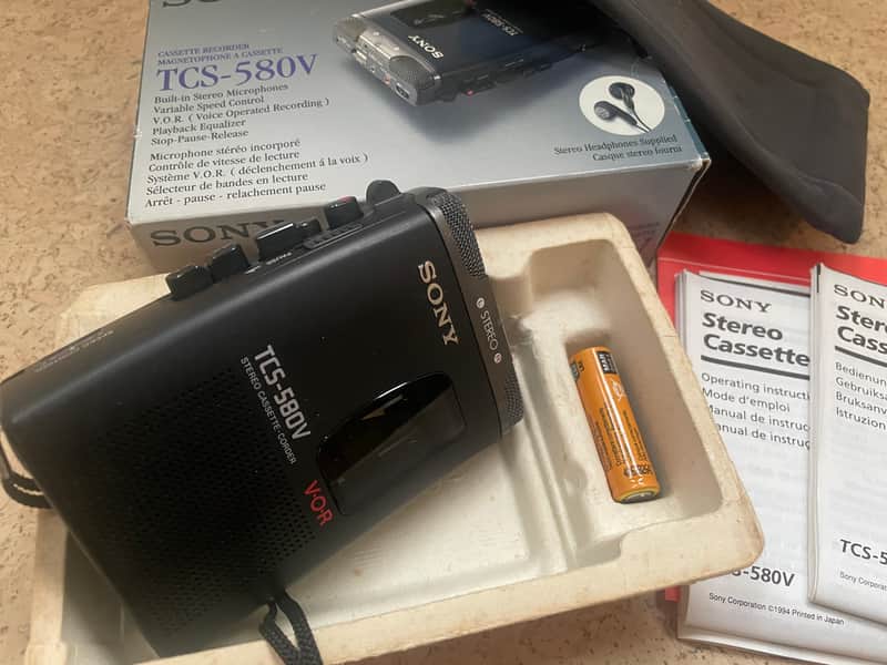 Sony TCS-580V 1996 image 1